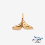 آویز طلا - طرح دم وال