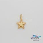 آویز طلا - طرح ستاره تراش