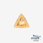 آویز طلا - طرح مثلث