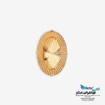 آویز طلا - طرح بیضی