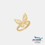 انگشتر طلا - طرح پروانه