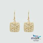 نیم ست طلا - طرح مربع