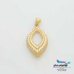 نیم ست طلا -طرح لوزی