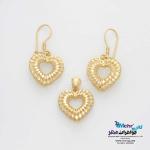 نیم ست طلا - طرح قلب