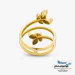 انگشتر طلا - طرح گل