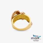 انگشتر طلا - طرح موج