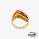 انگشتر طلا - طرح موج