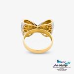 انگشتر طلا - طرح پاپیون
