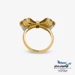 انگشتر طلا - طرح پاپیون