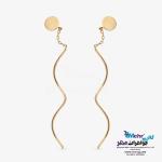 گوشواره طلا - طرح دایره