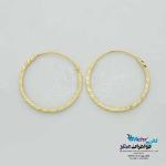 گوشواره طلا - طرح دایره