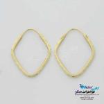 گوشواره طلا - طرح لوزی