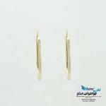 گوشواره طلا - طرح بیضی