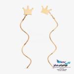گوشواره طلا - طرح تاج