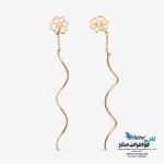 گوشواره طلا - طرح گل