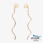 گوشواره طلا - طرح گل