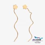 گوشواره طلا - طرح گل