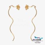 گوشواره طلا - طرح گل
