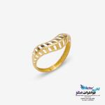 انگشتر طلا - طرح موج