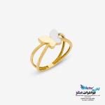 انگشتر طلا - طرح پروانه