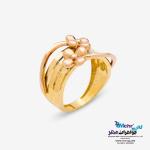انگشتر طلا - طرح گل