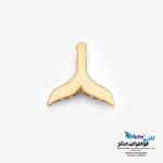 آویز طلا - طرح دم وال