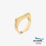 انگشتر طلا - طرح خطوط موازی