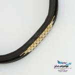 دستبند طلا و چرم - طرح رولکس