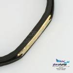 دستبند طلا و چرم - طرح کارتیه لاو