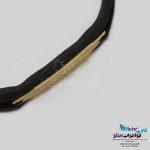 دستبند طلا و چرم - طرح کارتیه