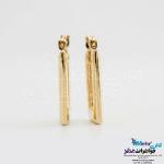 گوشواره طلا - طرح مربع