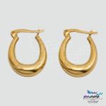 گوشواره طلا - طرح بیضی
