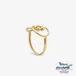انگشتر طلا - طرح هندسی