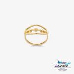 انگشتر طلا - طرح هندسی
