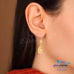 گوشواره طلا - طرح قطره