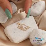 آویز طلا - طرح نقشه ی ایران