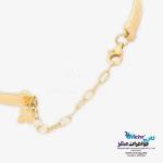 دستبند النگویی طلا - طرح خطوط موازی