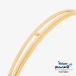 دستبند النگویی طلا - طرح خطوط موازی