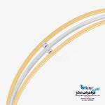 دستبند النگویی طلا - طرح خطوط موازی
