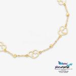 دستبند طلا - طرح قلب