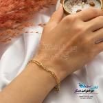 دستبند طلا - طرح حلقه های تو در تو