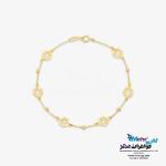 دستبند طلا - طرح برف