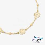 دستبند طلا - طرح گل