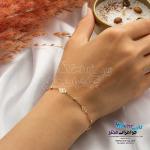 دستبند طلا - طرح گل