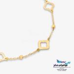 دستبند طلا - طرح گل