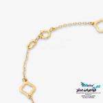 دستبند طلا - طرح گل