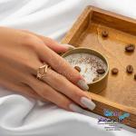 انگشتر طلا - طرح گره