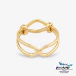 انگشتر طلا - طرح گره