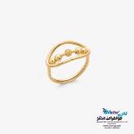انگشتر طلا - طرح هندسی