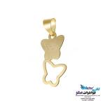 نیم ست طلا دست اول کم اجرت - طرح پروانه